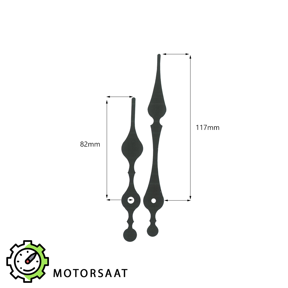 موتور ساعت دیواری 6363 - 16 میل (22 میل)